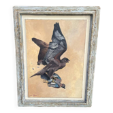 Oil paintings on parchment