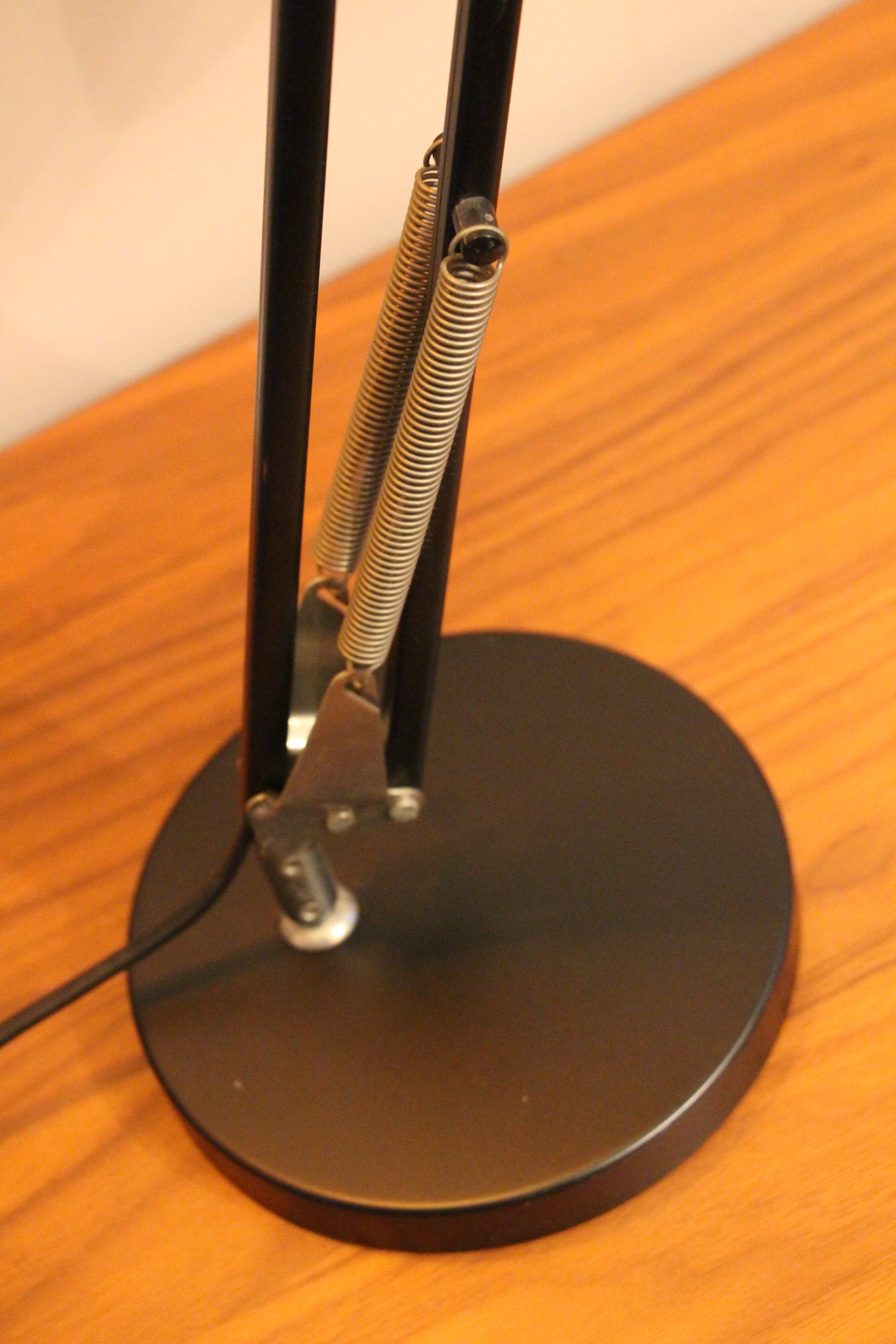 Black architect lamp made in DDR 70's