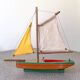 Giraud Sauveur brand half-deep hull basin sailing barge.
