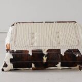 Togo 2-seater sofa in cow leather attributed to Michel Ducaroy for Ligne Roset