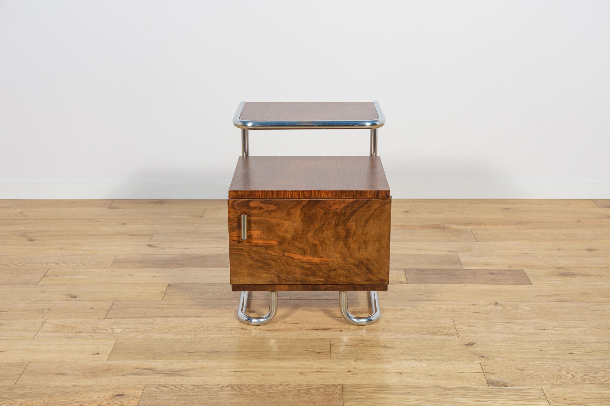 Mid-century nightstands Bauhaus from Mücke-Melder, 1930s, Czechoslovakia, set of 2