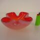 Sommerso Murano Glass Ashtray, Italy, 1960s