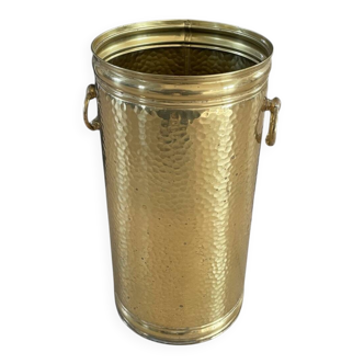 Porte-parapluie en laiton vintage