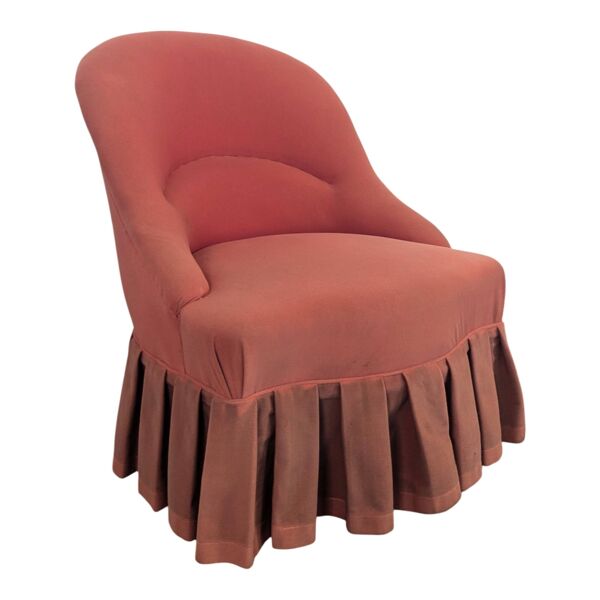 Fauteuil crapaud de style Napoléon III