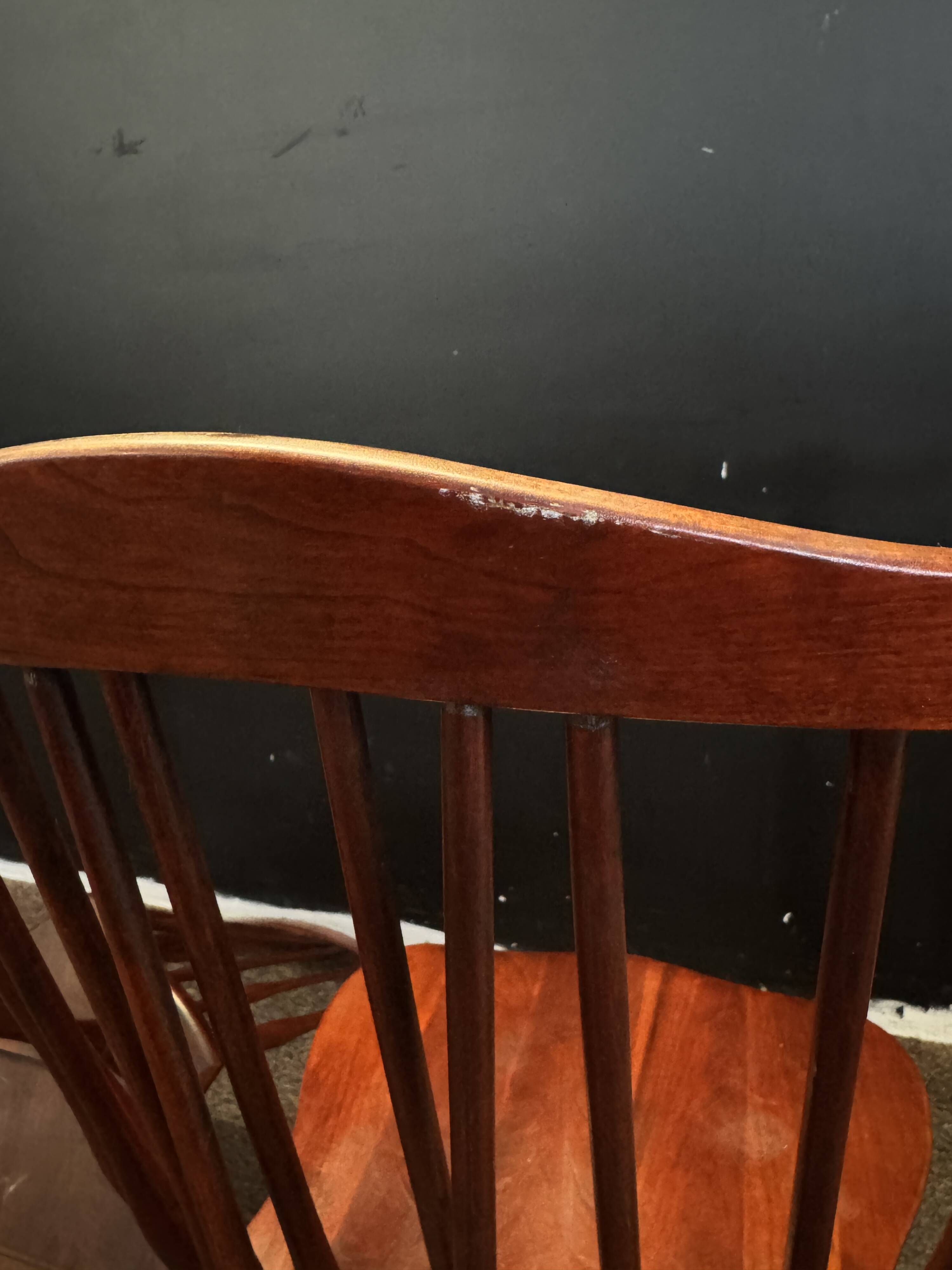 Pair of spindle-back Windsor chairs