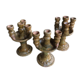 Trio de bougeoirs