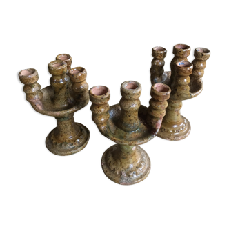 Trio of candlesticks