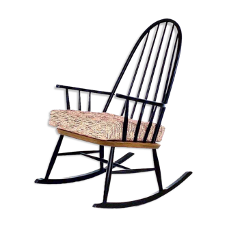 Rocking-chair vintage scandinave, années 1960