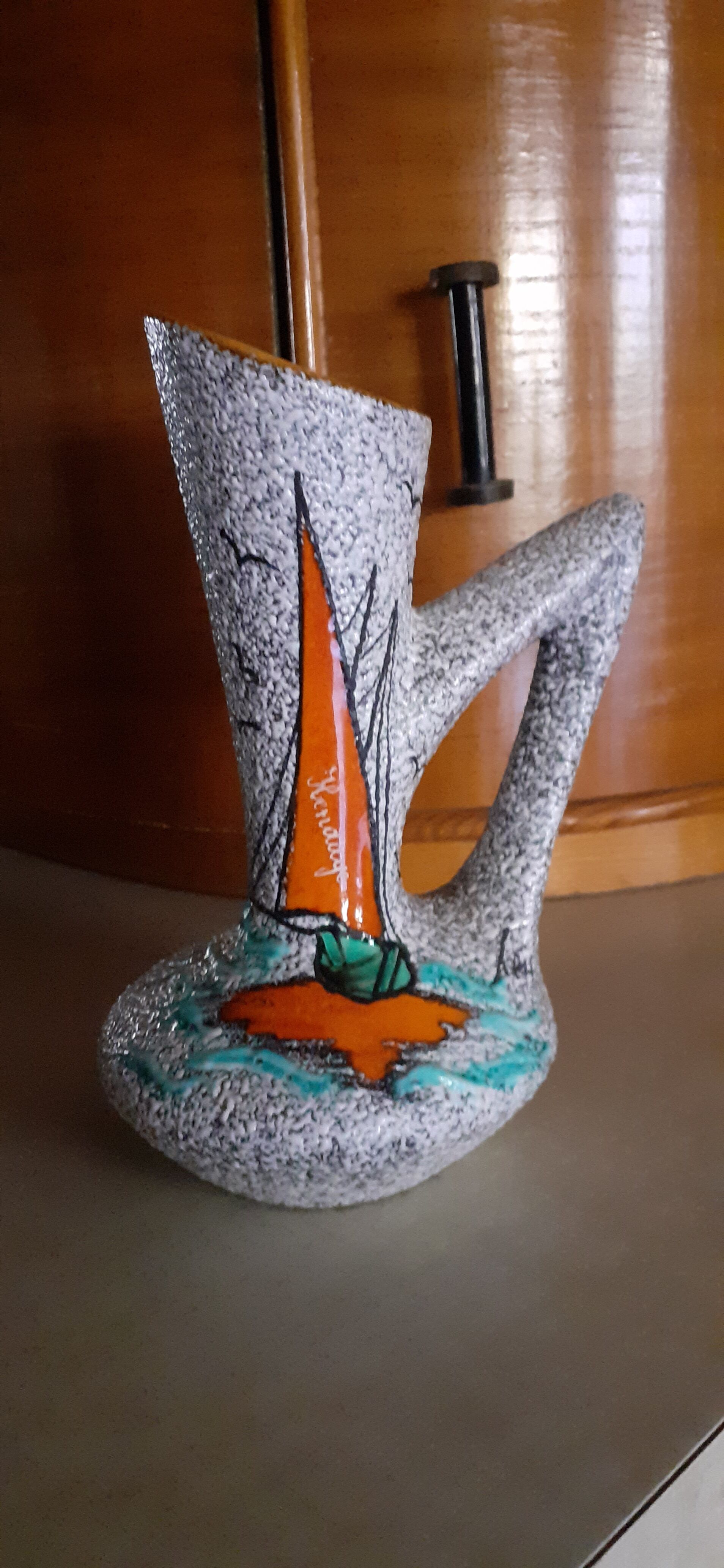 Vase signed Tess