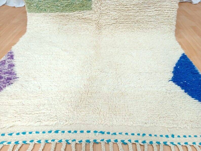 Handwoven wool rug