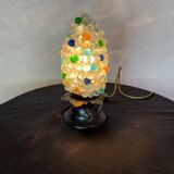 lamp night light tulip bunches of grapes murano glass