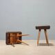 Pair of vintage stools from the 1950s.