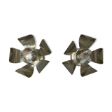 Flower wall lamps