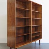 Poul Hundevad scandinavian rosewood bookcase, Denmark 1960s