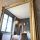 Miroir ancien doré époque début XIXème