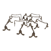 12 silver-plated knife holders Christofle Marie Antoinette LXVI