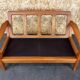 60s 70s teak sofa 2 seater couch J. Kristensen Danish Denmark Design
