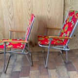 Pair of camping chairs