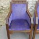 Pair of oak armchairs, Amsterdam School, 1930s