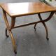 Side table on wheels Italian design 50s