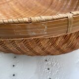 Round Basket made of Asian bamboo