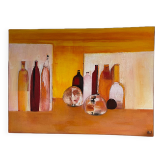 Large format painting by Faly Sakho