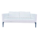 White leather flower sofa Philippe Starck x Cassina