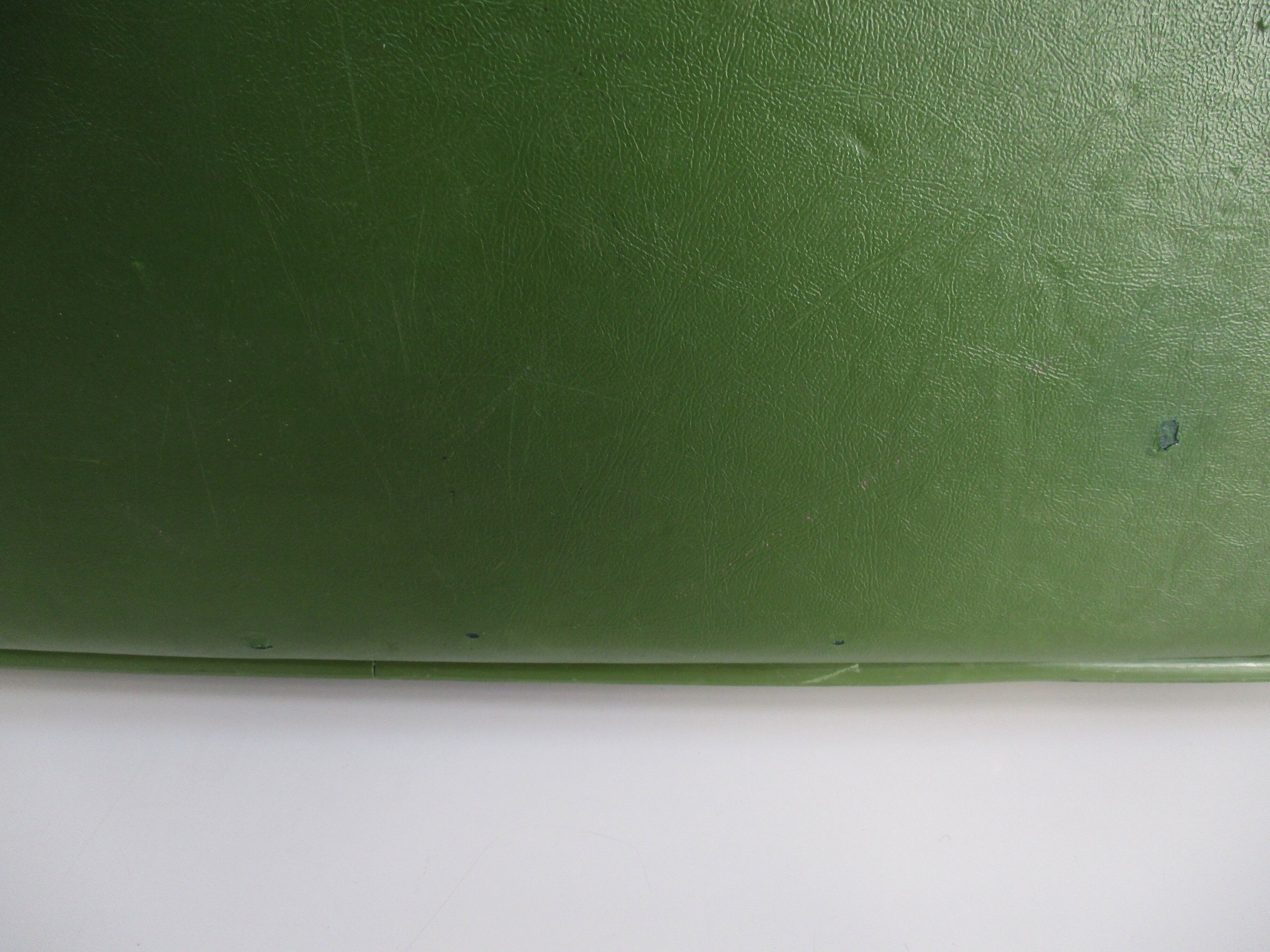 Green vinyl air hotesse -vintage