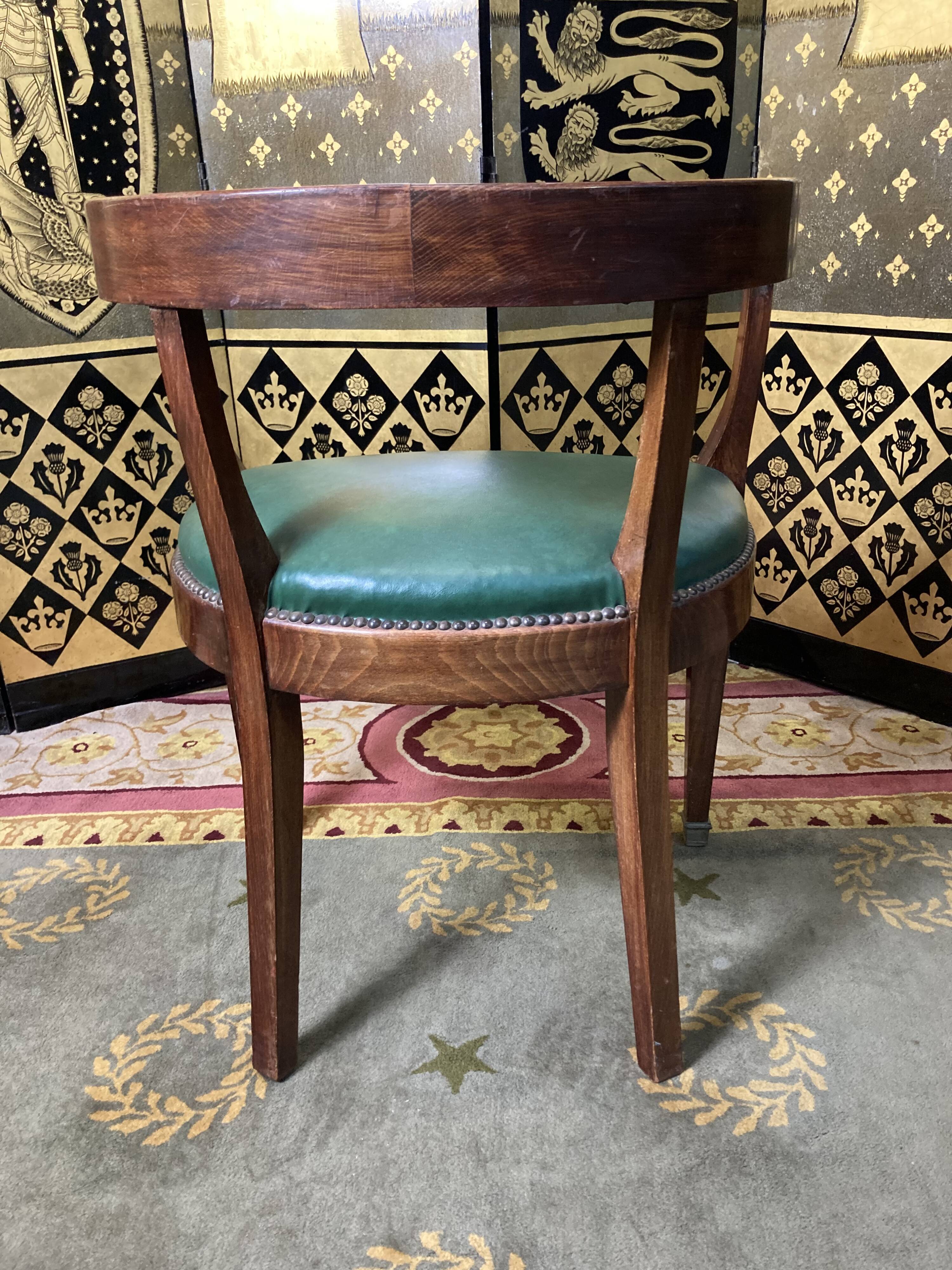 Office armchair empire style / louis XVI