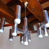 Chandelier Maison Sciolari for Baker, 10 burners, Italy, 1970