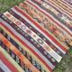 Vintage Turkish hallway rug 80x295 cm