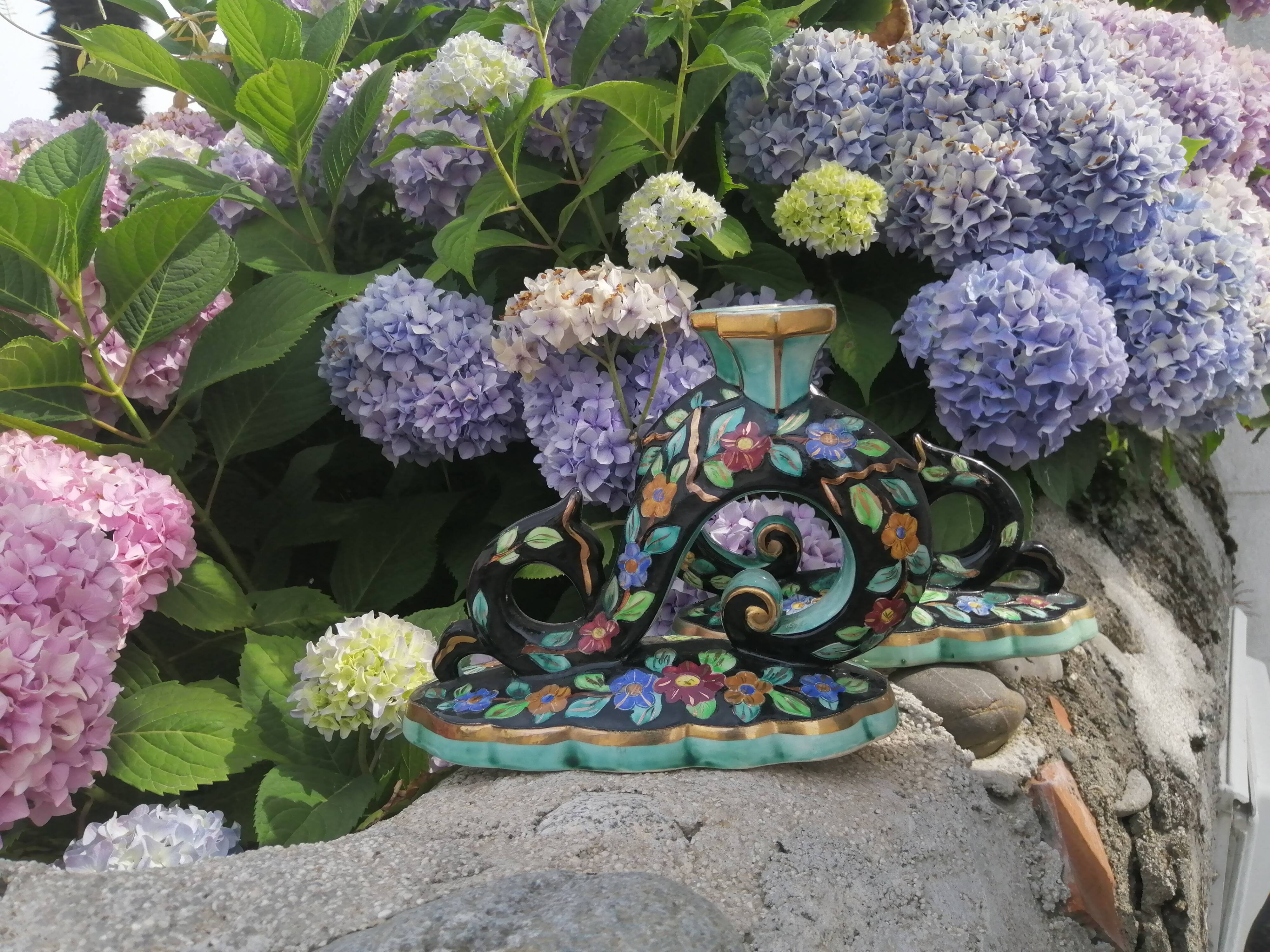 Pair of Cérart candle holders