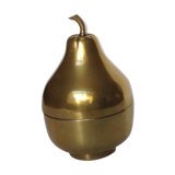 Brass golden pear candy box