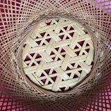 Bohemian wicker basket