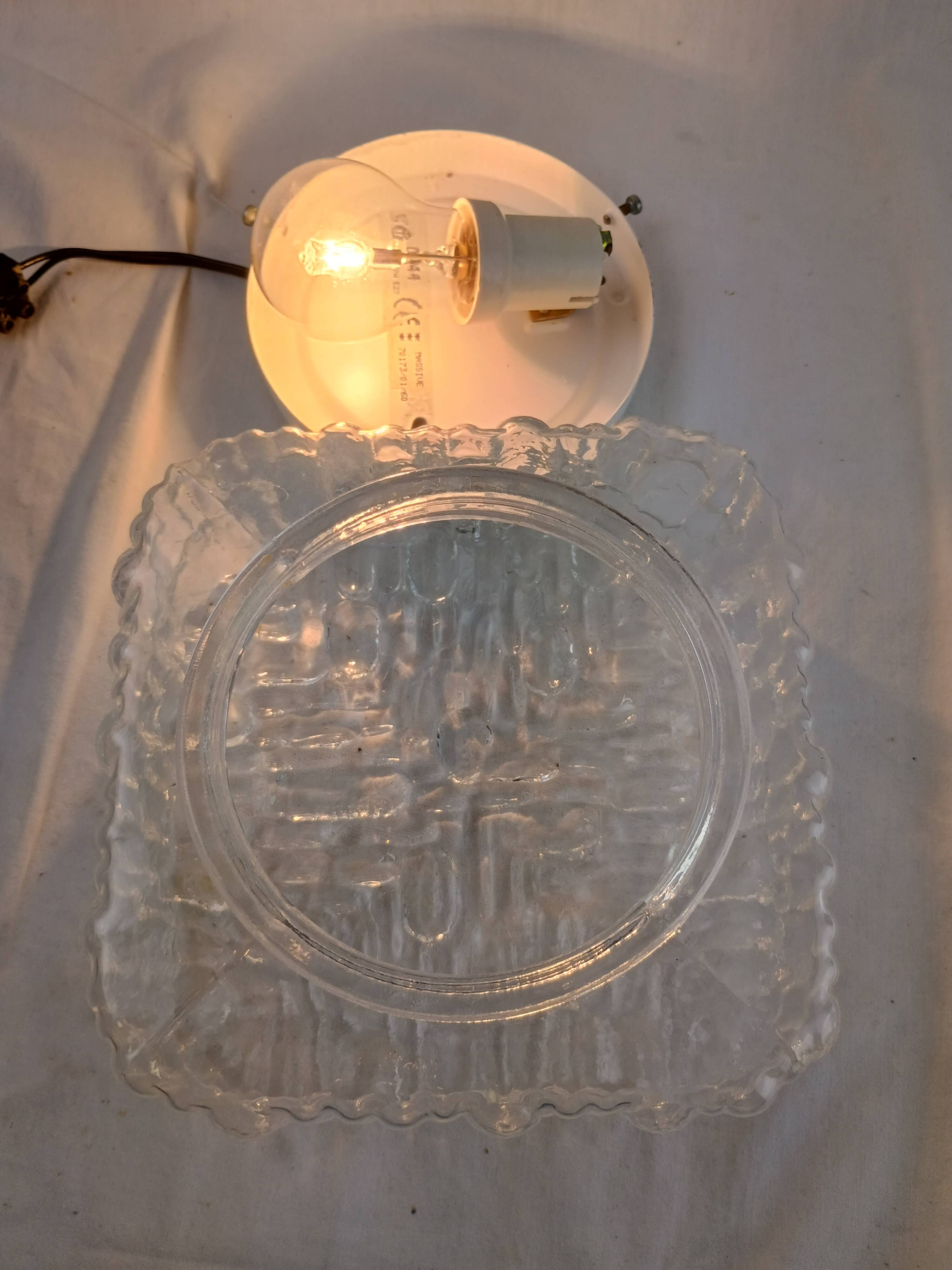 Vintage french ceiling light from the 1960s pat angem.