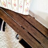 Old school bench metal and wood