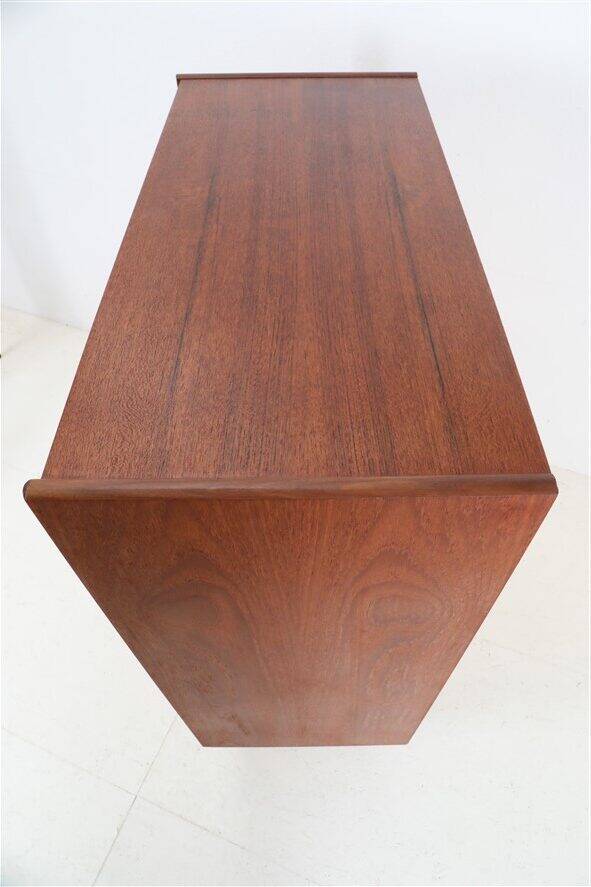 Restored Hanbjerg Møbelfabrik 'Tallboy' teak chest of drawers / Mid-century Danish modern design / 1960s