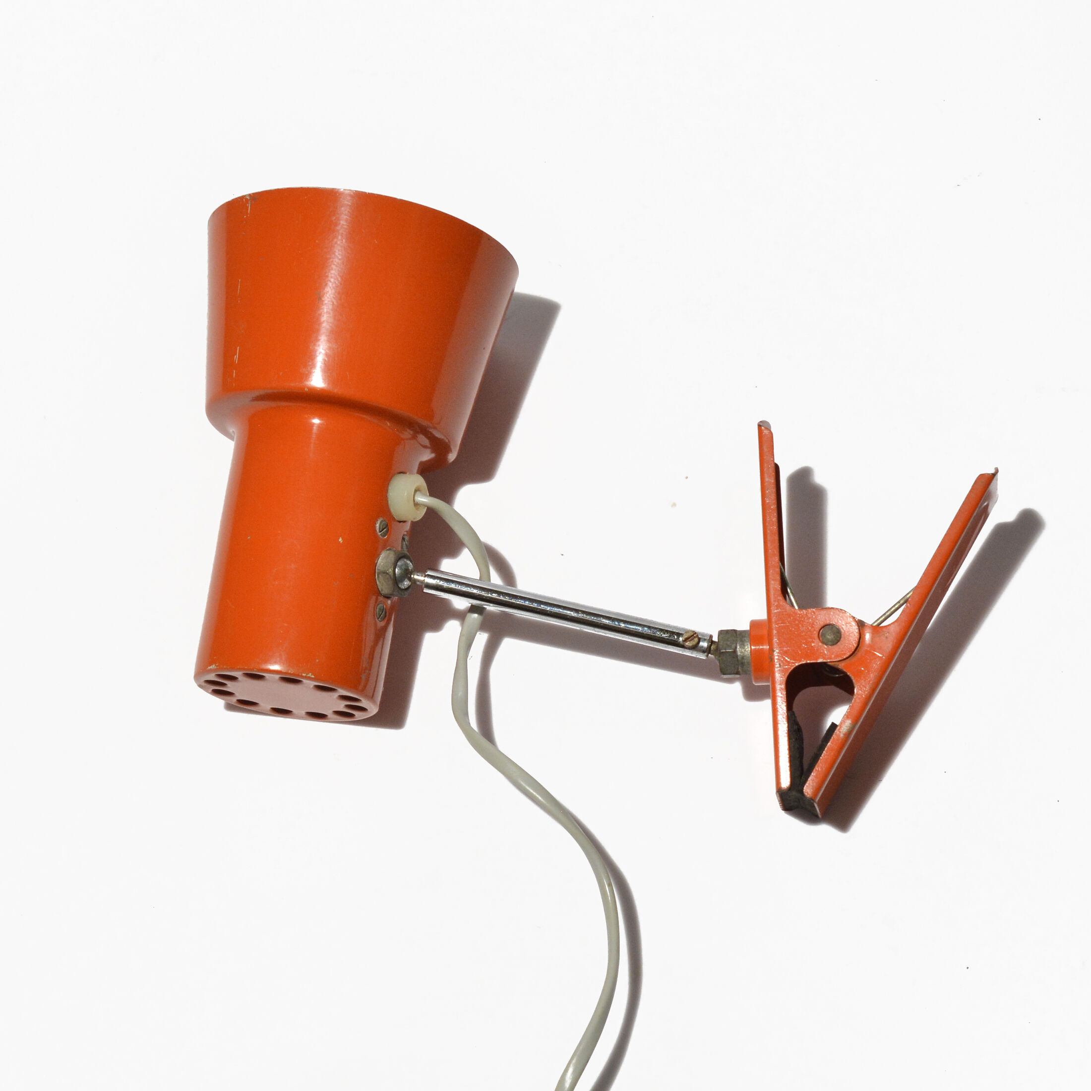Lampe clip, conçue par J. Hurka, Napako, Tchécoslovaquie, années 1960