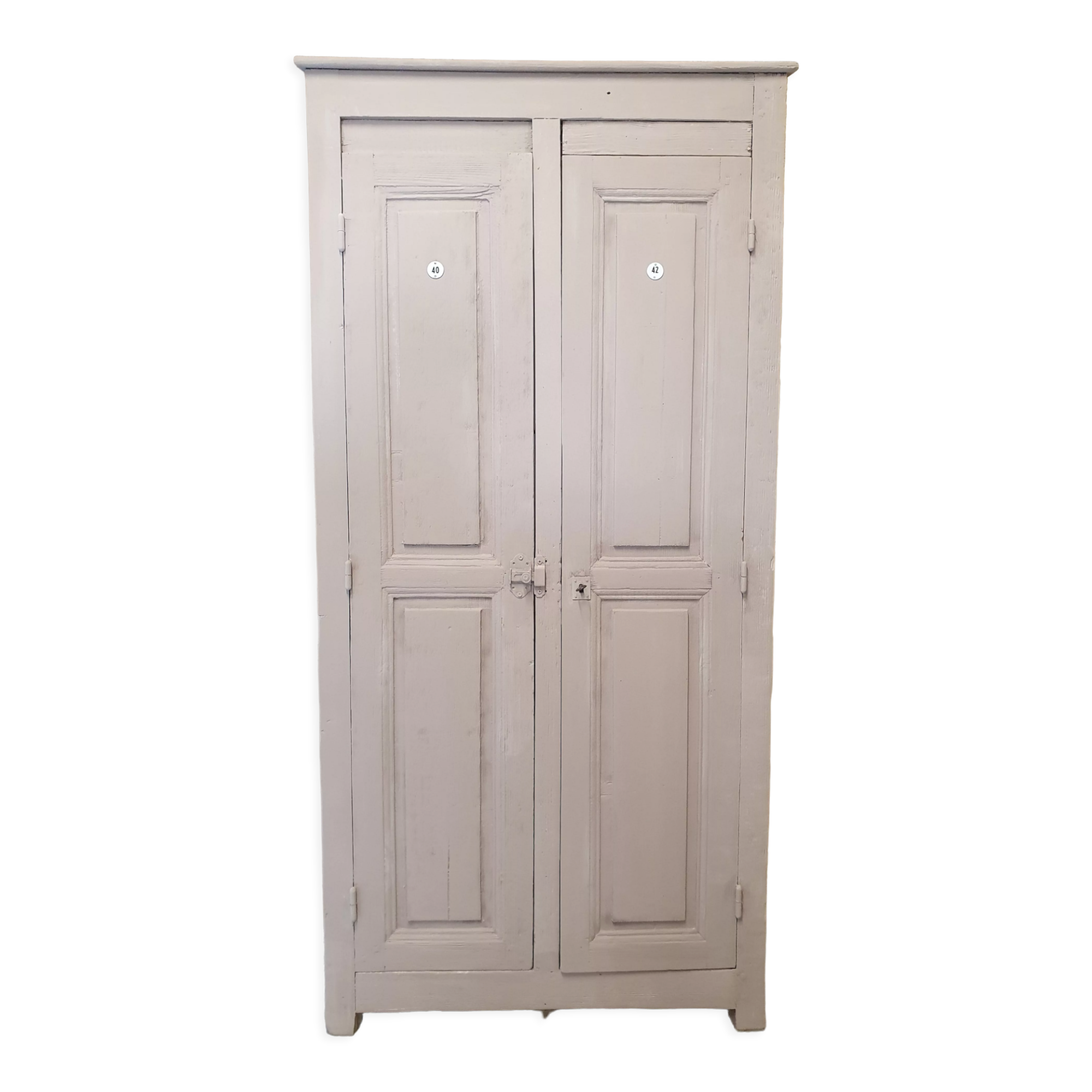 Old wooden cloakroom