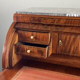 Louis XVI style mahogany writing desk with a flap, 19th century.