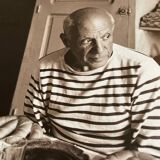 Robert Doisneau after (1912-1944), Les Pains de Picasso, Vallauris 1952, Copyright Robert Doisneau/ Gamma Rapho, Sucession Picasso/VG Bild, KunstbBonn 1998, Printed in Germany