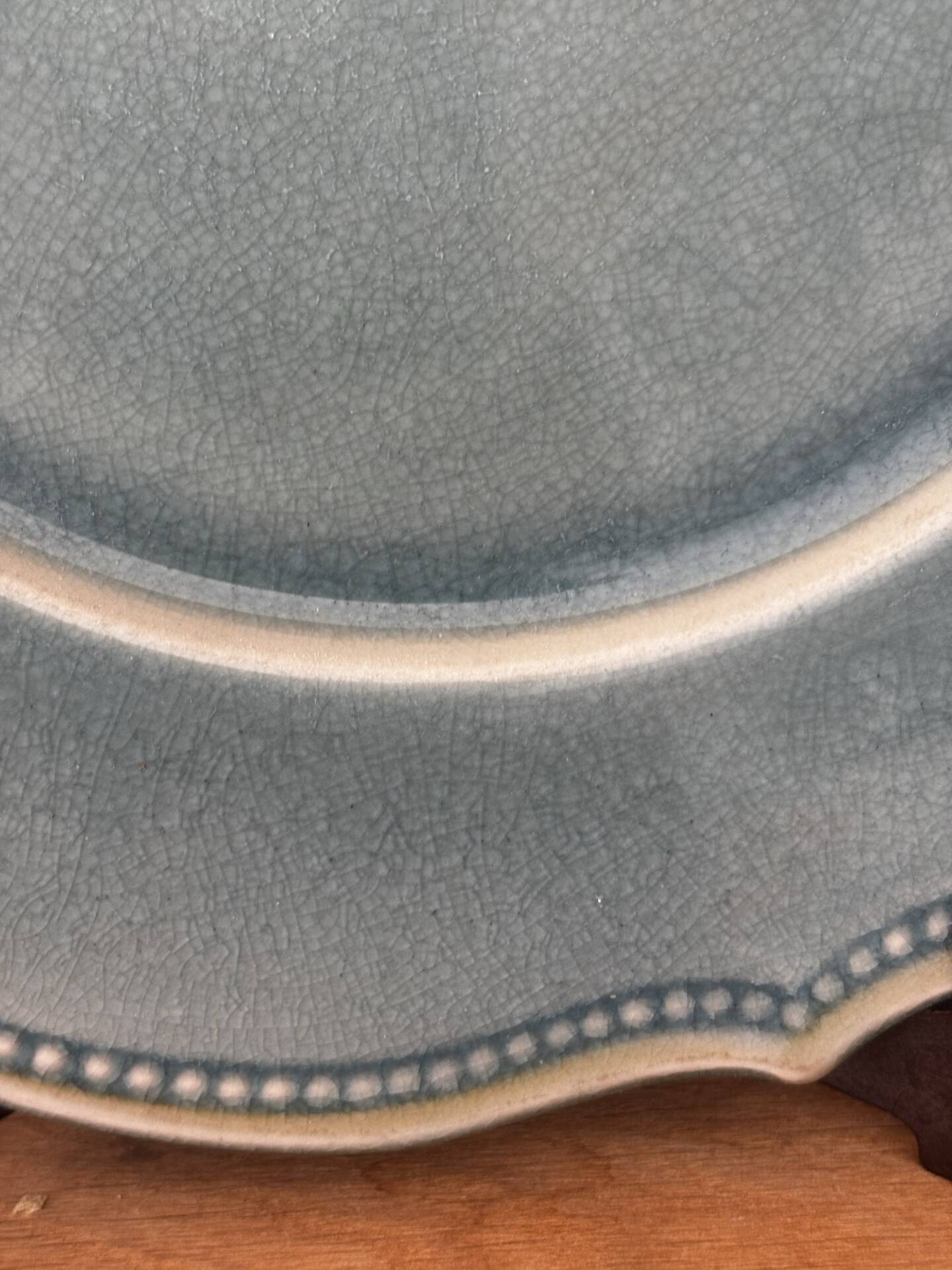 Ensemble assiette plate et bol Geneviève Lethu Mathilde