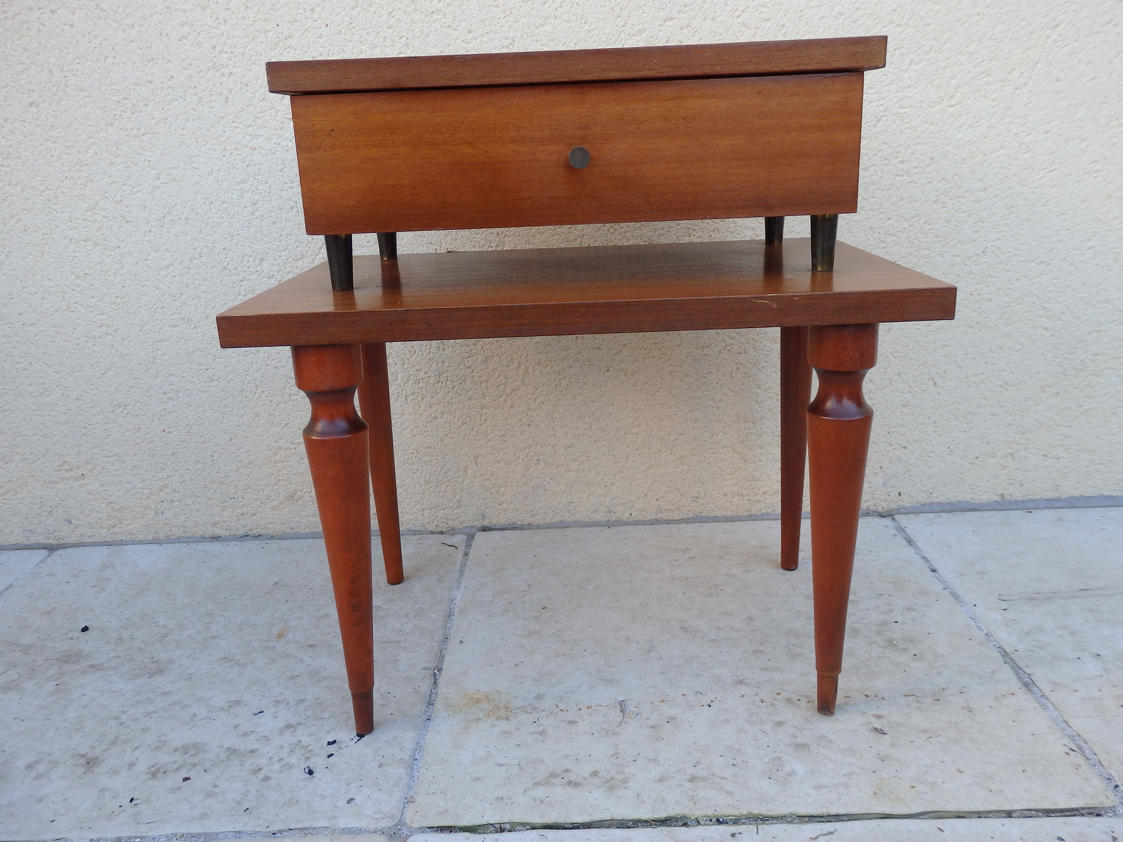 Vintage bedside table year 50 60