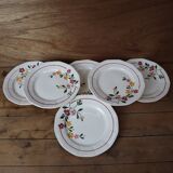 6 Sarreguemines flat plates, Bitche model