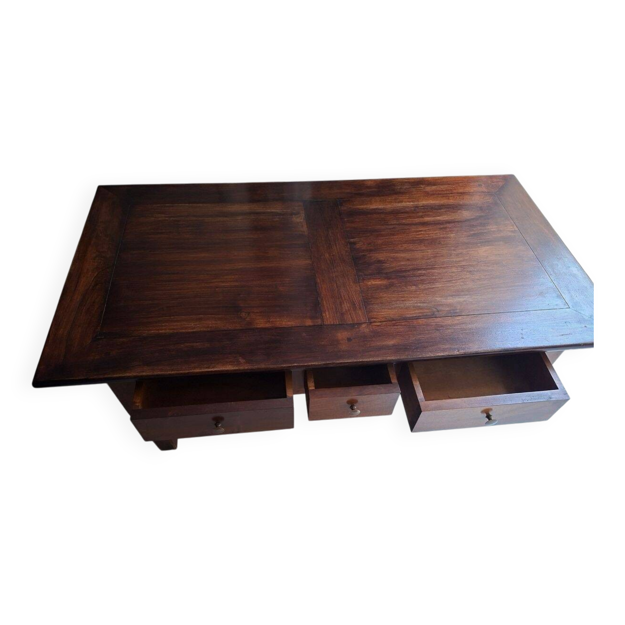 Solid walnut coffee table