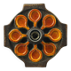 1960s/1970s Ceramic Wall Sconce, Mid-Century Space Age Design