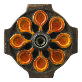 1960s/1970s Ceramic Wall Sconce, Mid-Century Space Age Design