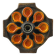 1960s/1970s Ceramic Wall Sconce, Mid-Century Space Age Design