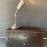 Cogit chrome metal accent lamp, Art Deco lamp, industrial, flexible