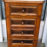 Old bedside, a niche and three drawers